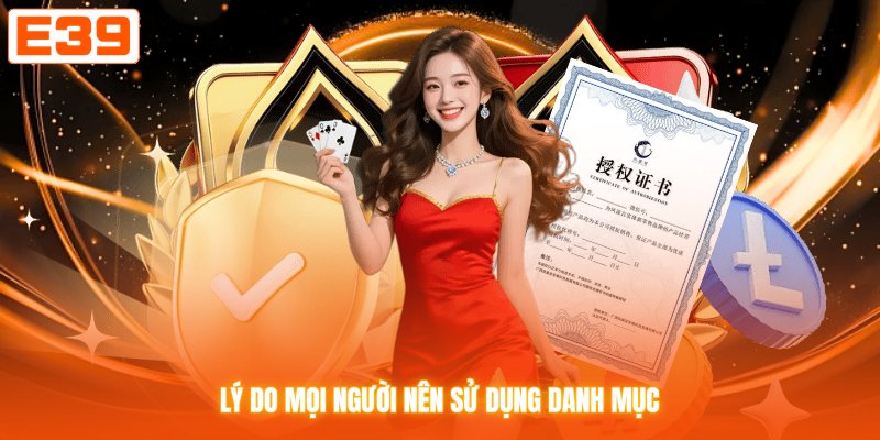 Lý do mọi người nên sử dụng danh mục